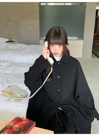bow trench coat