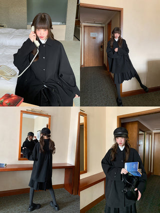 bow trench coat