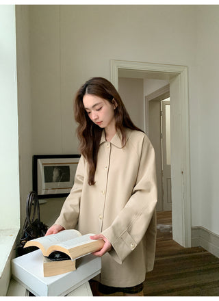 bow trench coat