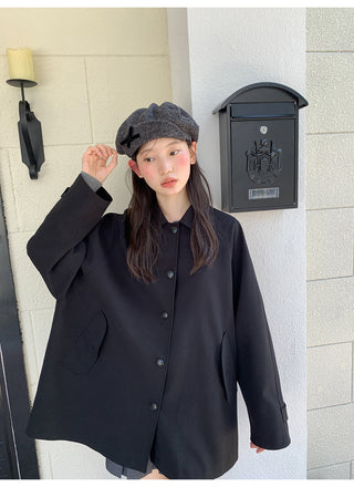 bow trench coat