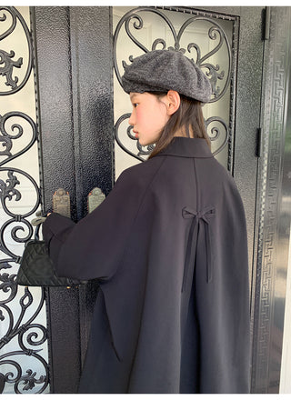 bow trench coat