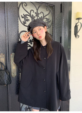 bow trench coat