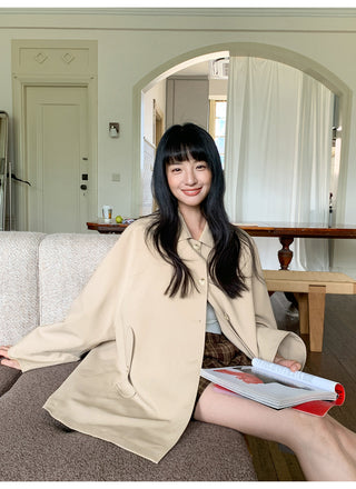 bow trench coat