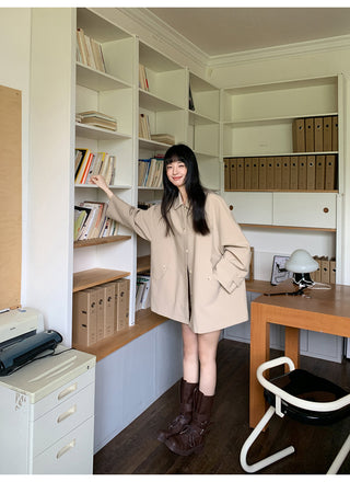 bow trench coat