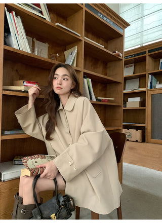 bow trench coat