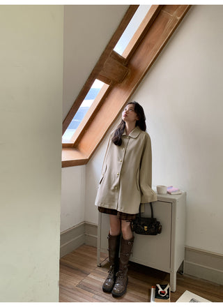 bow trench coat