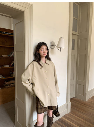 bow trench coat
