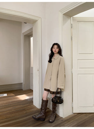 bow trench coat