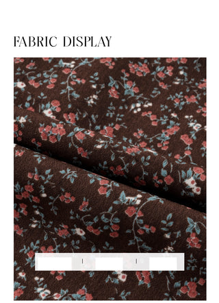elastic floral skirt