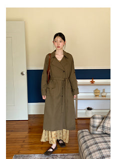belted trench coat