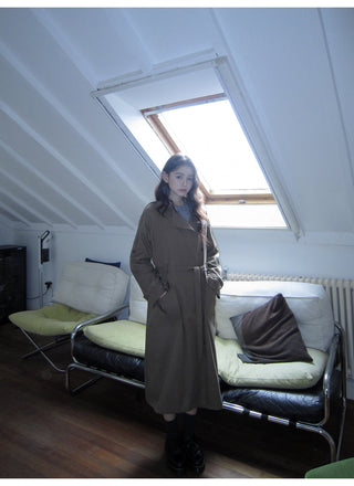 belted trench coat