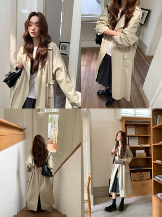 belted trench coat