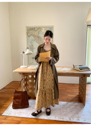 belted trench coat