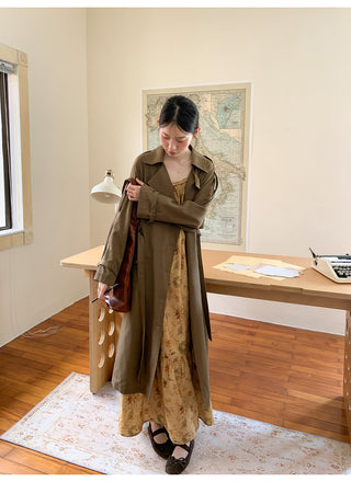 belted trench coat