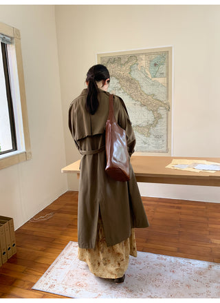 belted trench coat