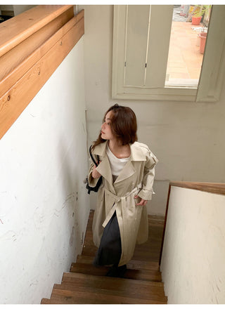 belted trench coat