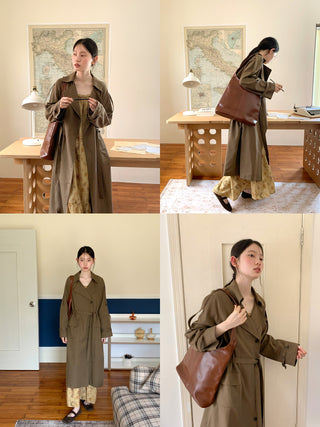 belted trench coat