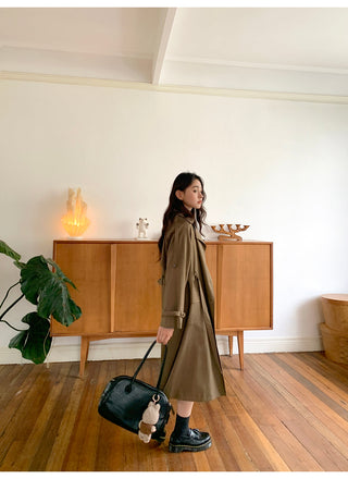 belted trench coat
