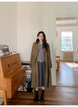 belted trench coat