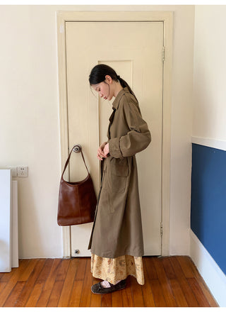 belted trench coat