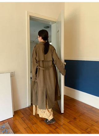 belted trench coat