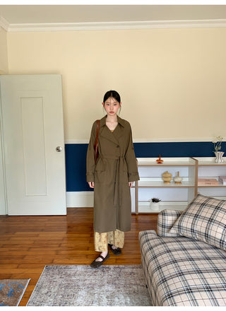 belted trench coat