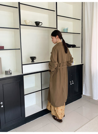 belted trench coat