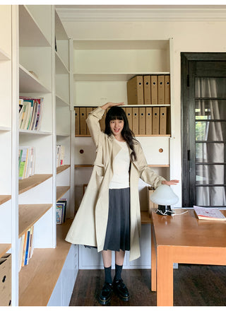 belted trench coat