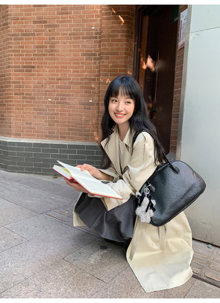 belted trench coat