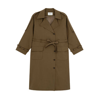 belted trench coat