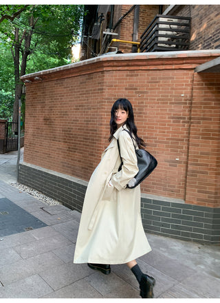 belted trench coat