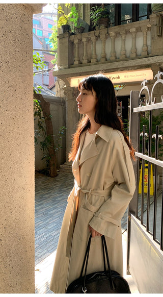 belted trench coat