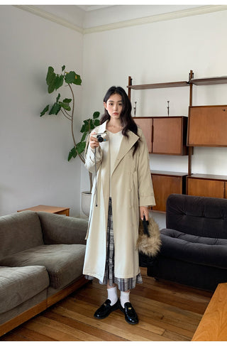 belted trench coat