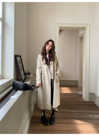 belted trench coat