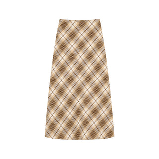 diagonal plaid skirt