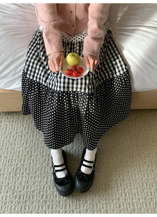 polka dot cake skirt