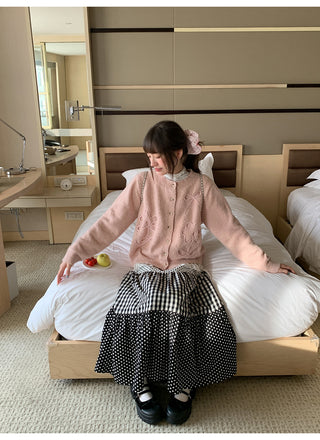 polka dot cake skirt