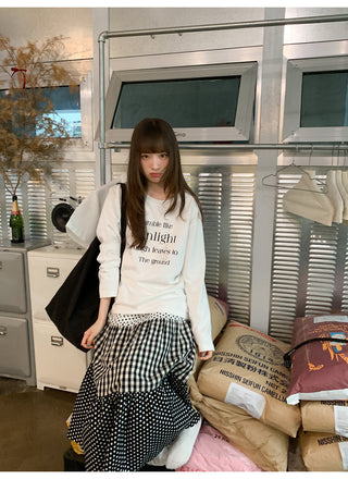 polka dot cake skirt