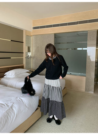 polka dot cake skirt