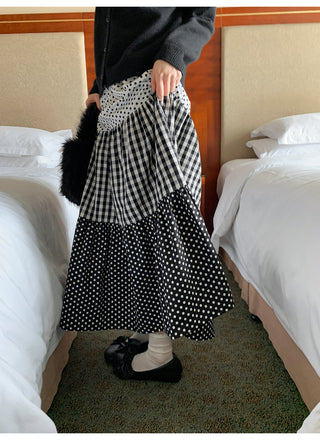 polka dot cake skirt