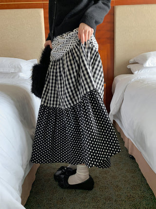 polka dot cake skirt