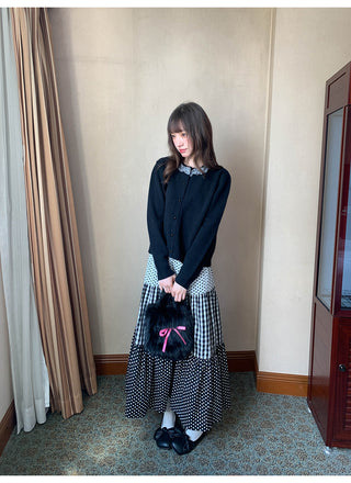 polka dot cake skirt