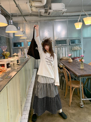 polka dot cake skirt