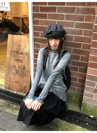 hollow flower knit