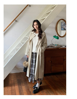 jacquard plaid skirt