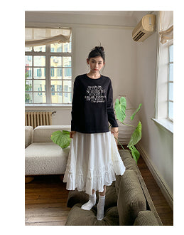 corduroy patchwork skirt