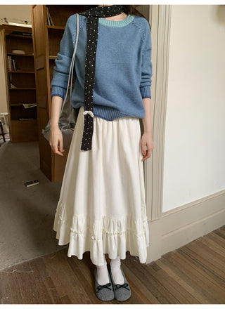 corduroy patchwork skirt