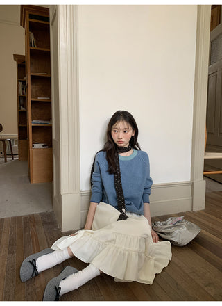 corduroy patchwork skirt