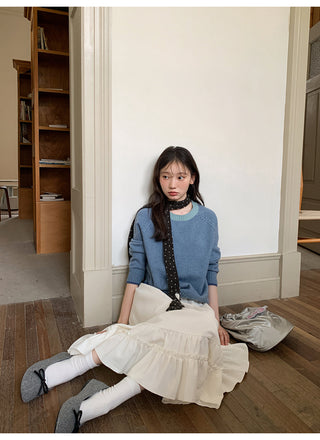 corduroy patchwork skirt