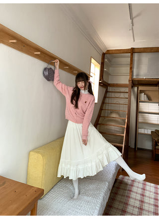corduroy patchwork skirt